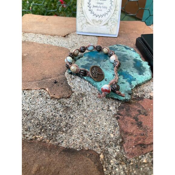 Hand Crafted Friendship Bracelet Jasper - Picture 9 of 10